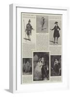 How the Old Actors Dressed Shakspere-null-Framed Giclee Print