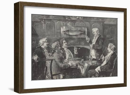 How the Old Squire Caught the Big Jack-John Arthur Lomax-Framed Giclee Print