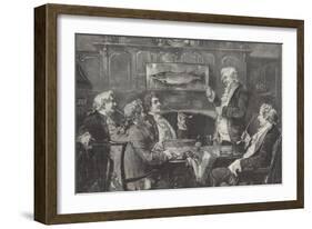 How the Old Squire Caught the Big Jack-John Arthur Lomax-Framed Giclee Print