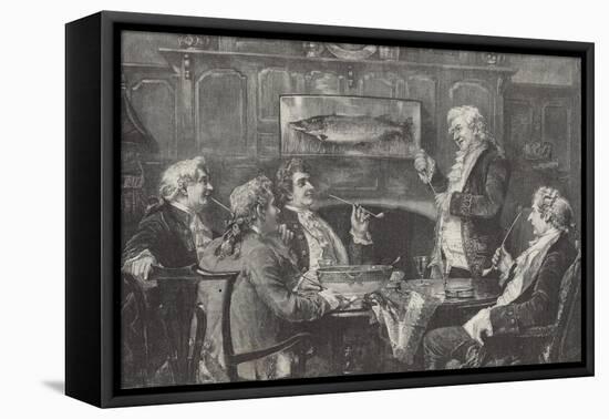 How the Old Squire Caught the Big Jack-John Arthur Lomax-Framed Stretched Canvas