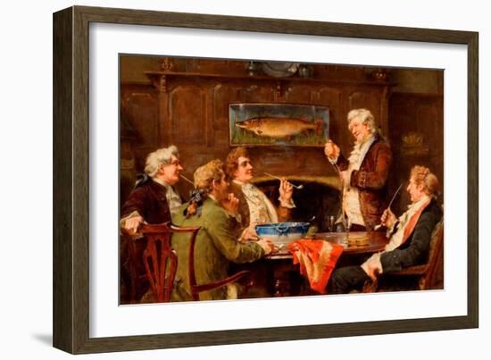 How the Old Squire Caught the Big Jack-John Arthur Lomax-Framed Giclee Print