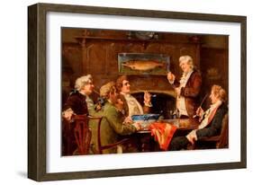 How the Old Squire Caught the Big Jack-John Arthur Lomax-Framed Giclee Print