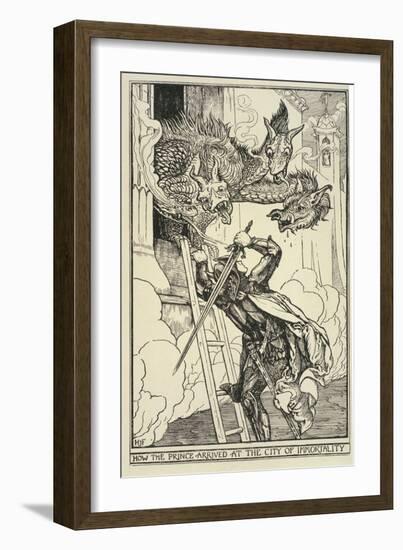 How the Prince Arrived at the City of Immortality-Henry Chapman Ford-Framed Giclee Print