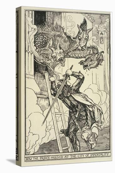 How the Prince Arrived at the City of Immortality-Henry Chapman Ford-Stretched Canvas