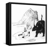 How the Rhino Got His Skin-Rudyard Kipling-Framed Stretched Canvas