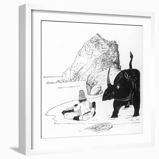 How the Rhino Got His Skin-Rudyard Kipling-Framed Art Print