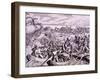 How the Spanish Landed in the Island of Haiti-Theodor de Bry-Framed Giclee Print