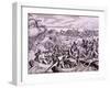 How the Spanish Landed in the Island of Haiti-Theodor de Bry-Framed Giclee Print