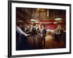 HOW THE WEST WAS WON, 1962 directed by GEORGE MARSHALL (The Railr Richard Widmark and George Peppar-null-Framed Photo