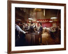 HOW THE WEST WAS WON, 1962 directed by GEORGE MARSHALL (The Railr Richard Widmark and George Peppar-null-Framed Photo