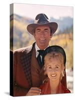 HOW THE WEST WAS WON, 1962 directed by HENRY HATHAWAY (The Plains Gregory Peck and Debbie Reynolds -null-Stretched Canvas