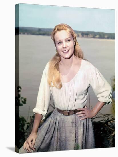 HOW THE WEST WAS WON, 1962 directed by HENRY HATHAWAY (The River) Carroll Baker (photo)-null-Stretched Canvas