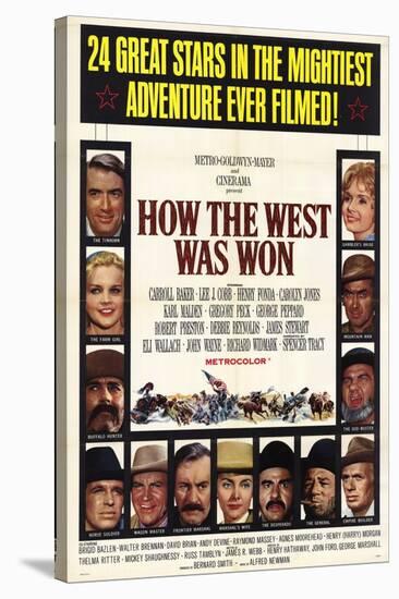 How the West Was Won, 1964-null-Stretched Canvas