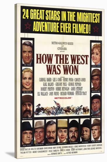 How the West Was Won, 1964-null-Stretched Canvas