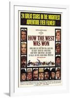 How the West Was Won, 1964-null-Framed Premium Giclee Print