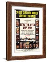 How the West Was Won, 1964-null-Framed Art Print