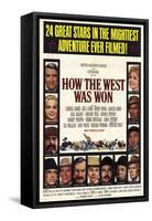 How the West Was Won, 1964-null-Framed Stretched Canvas