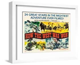 How the West Was Won, 1964-null-Framed Art Print