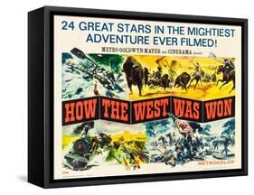 How the West Was Won, 1964-null-Framed Stretched Canvas