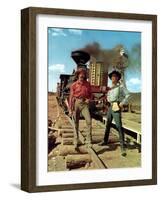 How The West Was Won, Henry Fonda, George Peppard, 1962-null-Framed Photo