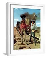 How The West Was Won, Henry Fonda, George Peppard, 1962-null-Framed Photo