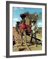 How The West Was Won, Henry Fonda, George Peppard, 1962-null-Framed Photo