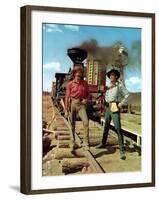 How The West Was Won, Henry Fonda, George Peppard, 1962-null-Framed Photo