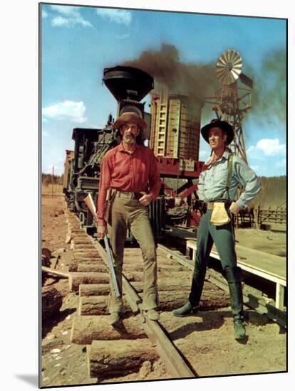 How The West Was Won, Henry Fonda, George Peppard, 1962-null-Mounted Photo