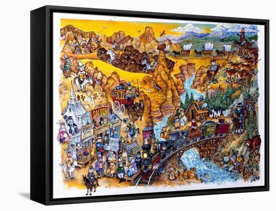 How the West Was Won-Bill Bell-Framed Stretched Canvas