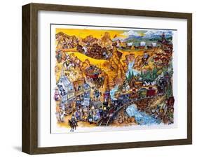 How the West Was Won-Bill Bell-Framed Giclee Print