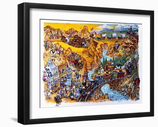 How the West Was Won-Bill Bell-Framed Giclee Print