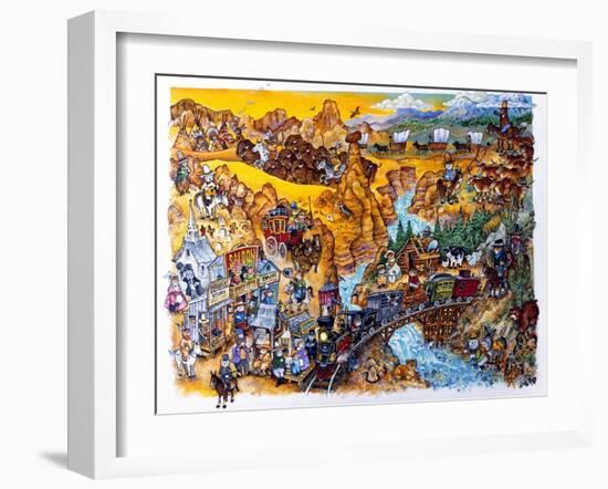 How the West Was Won-Bill Bell-Framed Giclee Print