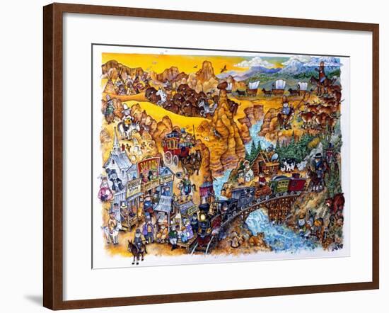 How the West Was Won-Bill Bell-Framed Giclee Print