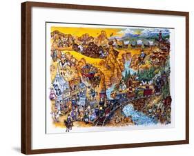 How the West Was Won-Bill Bell-Framed Giclee Print