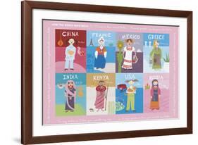 How the World Says Hello-Catrina Genovese-Framed Giclee Print
