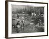 How They Get Gold in the Klondike-Edward Roper-Framed Art Print