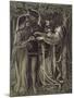 How They Met Themselves, C.1850/60-Dante Gabriel Rossetti-Mounted Giclee Print