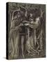 How They Met Themselves, C.1850/60-Dante Gabriel Rossetti-Stretched Canvas