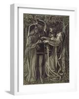 How They Met Themselves, C.1850/60-Dante Gabriel Rossetti-Framed Giclee Print