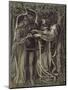 How They Met Themselves, C.1850/60-Dante Gabriel Rossetti-Mounted Giclee Print