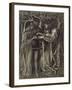 How They Met Themselves, C.1850/60-Dante Gabriel Rossetti-Framed Giclee Print