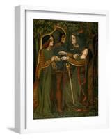 How They Met Themselves, C.1850-60-Dante Gabriel Charles Rossetti-Framed Giclee Print