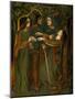 How They Met Themselves, C.1850-60-Dante Gabriel Charles Rossetti-Mounted Giclee Print