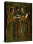 How They Met Themselves, C.1850-60-Dante Gabriel Charles Rossetti-Stretched Canvas