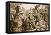 How Three Thousand British Infantry at Le Cateau Withstood 9,000 of the Crack Prussian Cavalry-null-Framed Stretched Canvas