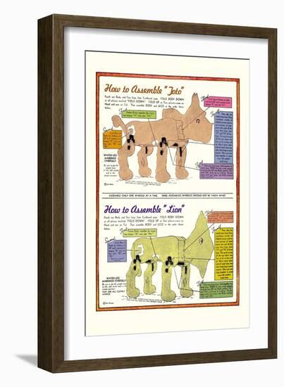 How to Assemble Toto-William W. Denslow-Framed Art Print