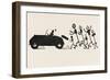 How to Be a Motorist-William Heath Robinson-Framed Art Print