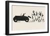 How to Be a Motorist-William Heath Robinson-Framed Art Print