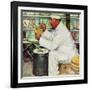 "How to Diet", January 3,1953-Norman Rockwell-Framed Premium Giclee Print