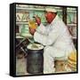 "How to Diet", January 3,1953-Norman Rockwell-Framed Stretched Canvas